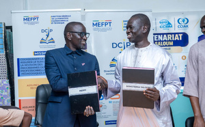 Textile : le MEFPT et Domitexka Saloum signent une convention de formation à Kahone