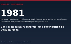 Bac : la nécessaire réforme, une contribution de Daouda Mané