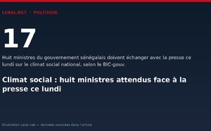 Climat social : huit ministres attendus face à la presse ce lundi