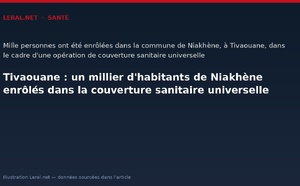 Tivaouane : un millier d'habitants de Niakhène enrôlés dans la couverture sanitaire universelle
