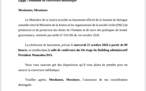 Le ministère de la Justice annonce le lancement d’une journée de dialogue avec la société civile