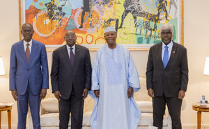 Sénégal–Côte d’Ivoire : Ahmadou Alhaminou Mohamed Lô échange avec Alassane Ouattara sur les priorités de coopération