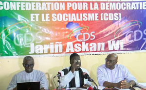 Grève générale des 21, 22 et 23 octobre : la CDS apporte son soutien total au FSDT