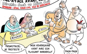 Aliou Sal vs Birahim Seck: Le face-à-face avant combat à l'Ofnac...par Odia