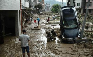 Chine : Plus de 20 morts et treize disparus après le passage d'une tempête tropicale