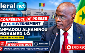 🔴Conférence de presse du Gouvernement, par le Premier ministre Ahmadou Alhaminou Mohamed LÔ