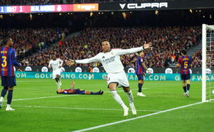 Clasico : le Real Madrid stoppe la série du Barça grâce à un doublé de Mbappé