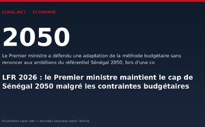 LFR 2026 : le Premier ministre maintient le cap de Sénégal 2050 malgré les contraintes budgétaires
