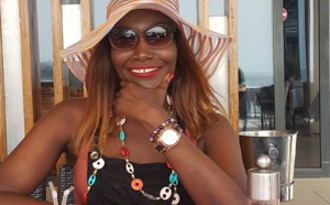 Coumba Gawlo Seck en mode pause café