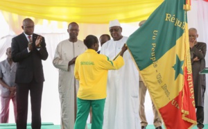 Photos-Cérémonie de remise du drapeau national aux athlètes devant représenter le Sénégal aux J.O 2016