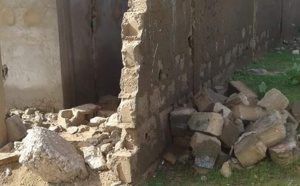 Kaolack: Le nouveau mur du lycée Valdiodio Ndiaye démoli par les riverains