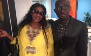 Modou Ndao Baye Fall de la radio WPAT dans "Door war" en compagnie de la talentueuse Kebs de la Tfm à New York