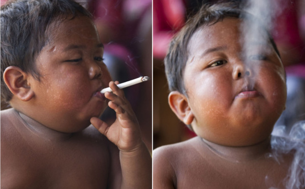 Mais qu'est devenu le petit enfant qui fumait 40 cigarettes par jour ?