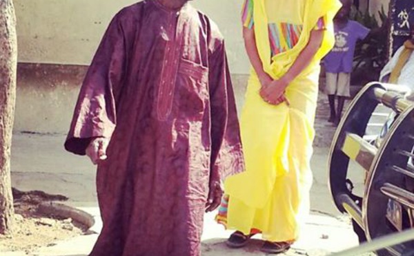 Aby Ndour en compagnie de son papa