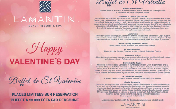 La Saint Valentin au Lamantin : une experience sublime !