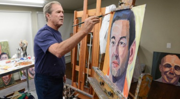 George W. Bush, la culpabilité en peinture