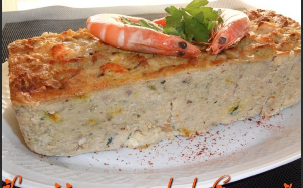 TERRINE DE LOTTE AUX CREVETTES