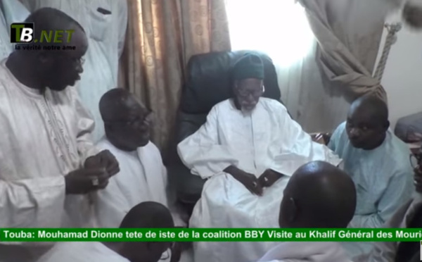 Vidéo : La délégation de Benno Bokk Yakaar chez le Khalife général des Mourides
