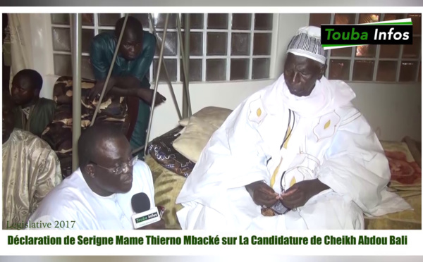 Touba : Ndigueul de Serigne Mame Thierno Mbacké Darou Marnane sur la candidature de Cheikh Abdou