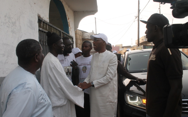 LÉGISLATIVES-Meeting de Thierno Ndom Ba, président du mouvement Pikine Cilaa Book à Malika et à la cité Police de Pikine