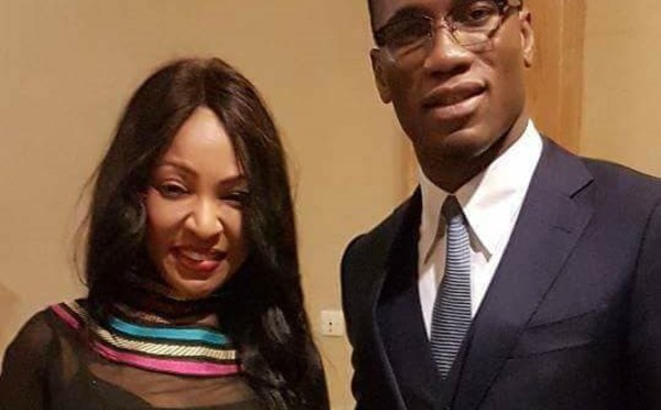 ( 08 Photos ) Viviane en toute complicité avec Drogba lors de la … Regardez les images exclusives.