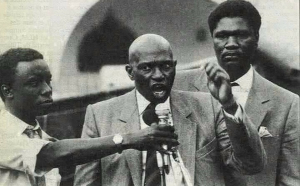 Photos : Me Abbdoulaye Wade, Idy et Ousmane Ngom version vintage