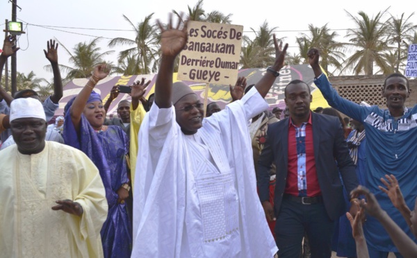 Forte mobilisation autour de Oumar Guèye: Sangalkam n’a plus d’opposition