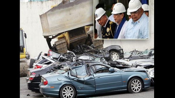 Philippines: Le président ordonne la destruction de voitures de luxe (VIDÉO)