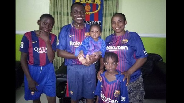 Nigéria: Découvrez en photos l’heureuse « famille Barcelone »