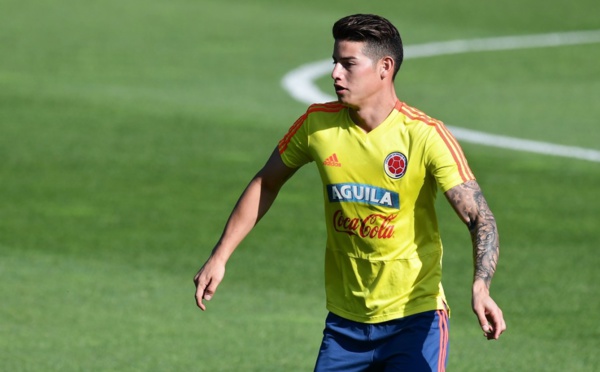 Colombie-Japon: James Rodriguez probablement forfait
