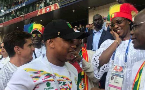 6 photos : Mondial 2018, El Hadji Diouf et Marième Faye Sall en Russie