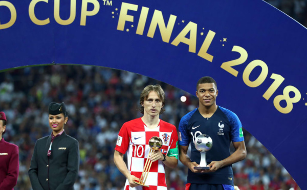 Luka Modric (Croatie) élu meilleur joueur de la Coupe du monde