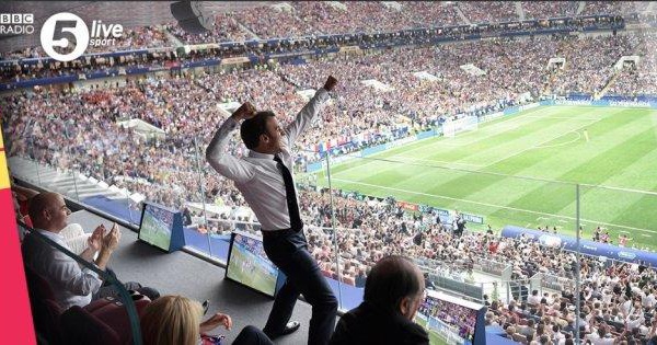 France-Croatie: la joie (pas du tout contenue) d'Emmanuel Macron