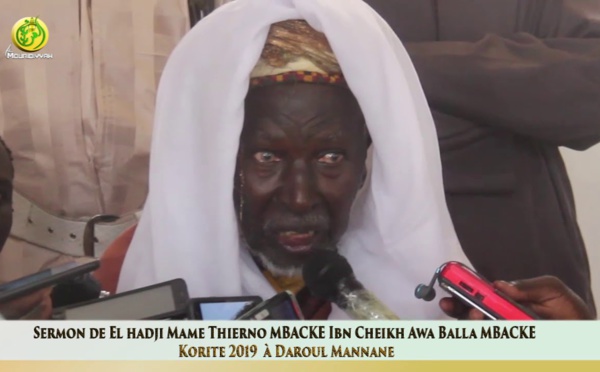 Le sermon de Mame Thierno Awa Balla Mbacké qui ne plairait pas à tout le monde (vidéo)