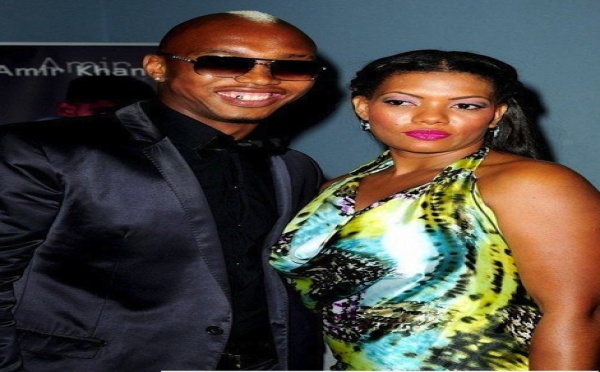 Photos : El Hadji Diouf et sa femme Valérie lors d'une soirée de gala en Angleterre