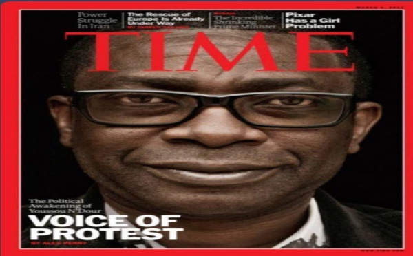 Youssou Ndour à la Une de Time magazine pour son combat politique