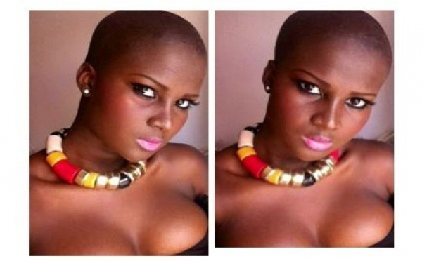 Miss Sénégal-Espagne en mode crâne rasé