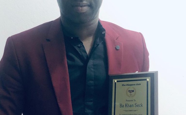 Bakane Seck "Diéré Diéré" honoré par les femmes de la diaspora gambienne