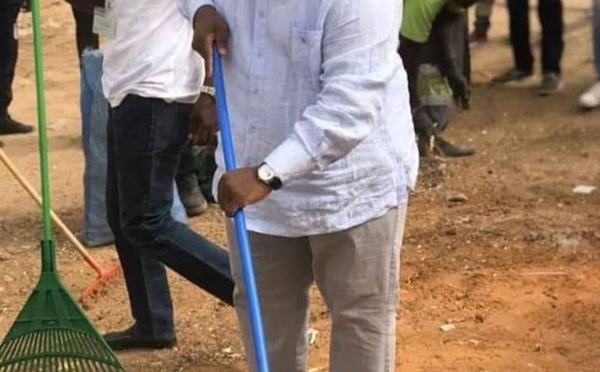 Cleaning day: Le « King » de Guédiaway Aliou Sall a répondu à l’appel