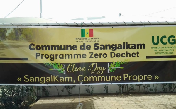 Cleaning Day- Commune de Sangalkam: Le Maire Oumar Guèye et ses administrés, en action