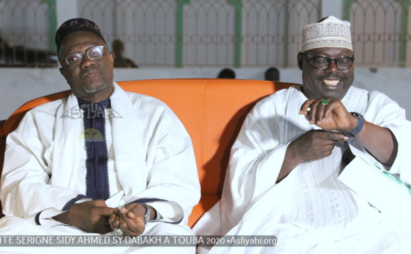 Serigne Mountakha Mbacké, parrain du Gamou annuel de Diacksao: Les images de la visite de Serigne Sidy Ahmed Sy Dabakh à Touba