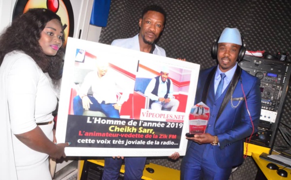 Homme de l'année 2019: VIPEOPLES.NET décerne le titre de meilleur animateur à Cheikh Sarr de la Radio Zik FM