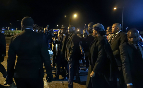 Arrivée à Londres du Président Macky Sall