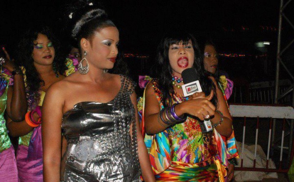 Amina Poté et Mbathio lors d'un "Rich Mon Djizz"