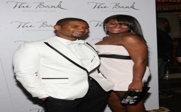 Usher n'y va pas de main morte avec Tameka Foster