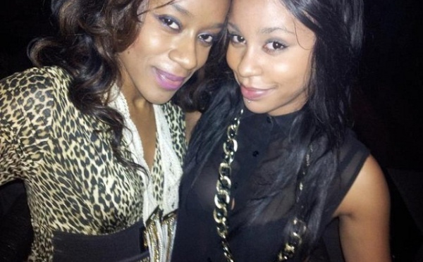 Dyana Seck en compagnie de l'animatrice Léa