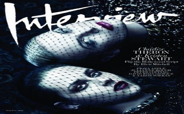 Charlize Theron et Kristen Stewart très sexy pour le magazine Interview !
