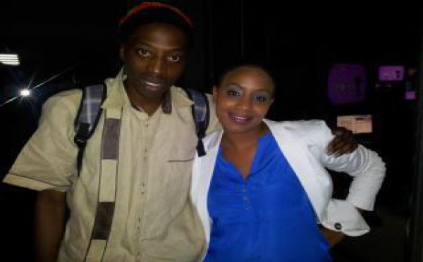 Sarah Cissé avec le rappeur Neega Mass