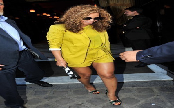 Photo : Beyoncé, le jaune moutarde lui va à merveille