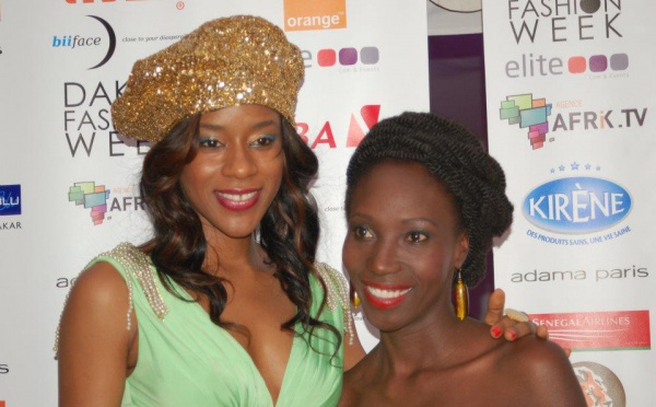 Dyana Seck splendide dans une robe sexy
